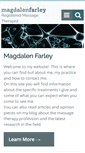 Mobile Screenshot of magdalenfarley.com